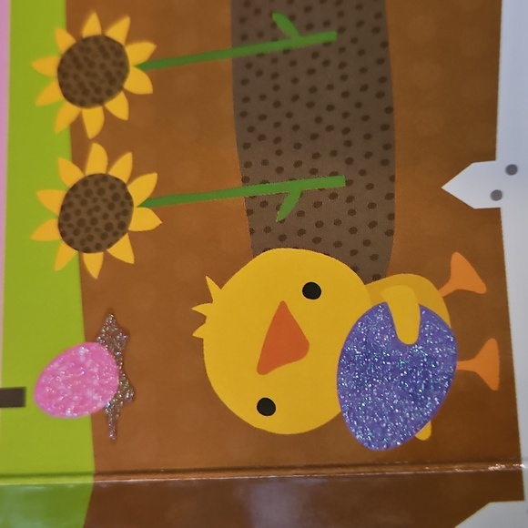 Easter Egg Hunt Book Bunny Lamb Chick Kitty Puppy Duckling Frog Bird Flowers Sun - Picture 10 of 11